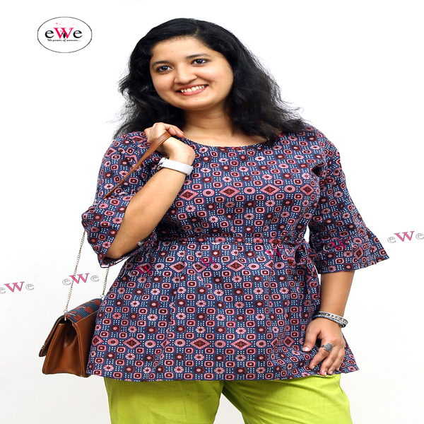 eWe - The Handloom Store+khadi Short Tops